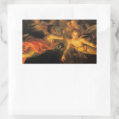 Weihnachtskrippen-Sticker Rechteckiger Aufkleber (Tasche)