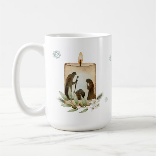 Weihnachtskrippen-Tasse Kaffeetasse (Links)