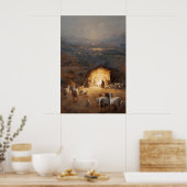 Weihnachtskrippen-Wandkunst Weihnachtskrippen-Kuns Poster (Küche)
