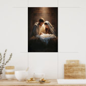 Weihnachtskrippen-Wandkunst Weihnachtskrippen-Kuns Poster (Küche)