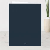 Weihnachtskrippengruß Karte (Rückseite)