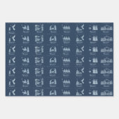 Weihnachtskrippenschenkung Papier Flachblatt-Set a (Vorderseite 2)
