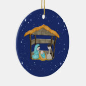 Weihnachtskrippenverzierung Keramikornament (Rechts)