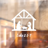 Weihnachtskriptur Fensteraufkleber (Blatt 2)