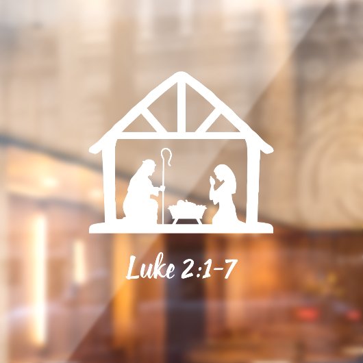 Weihnachtskriptur Fensteraufkleber (Blatt 2)