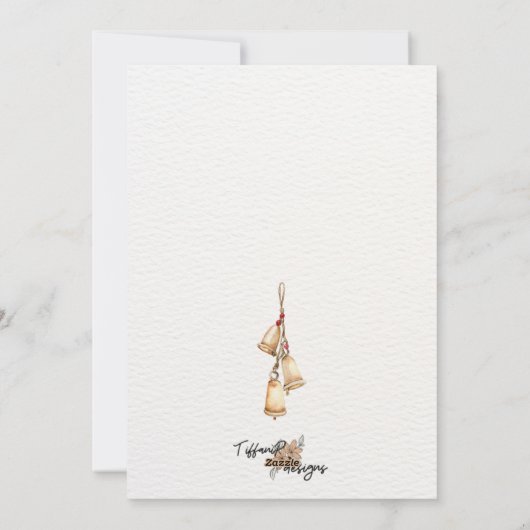 Weihnachtskriptur Grußkarte James 1:17 Feiertagskarte (Rückseite)