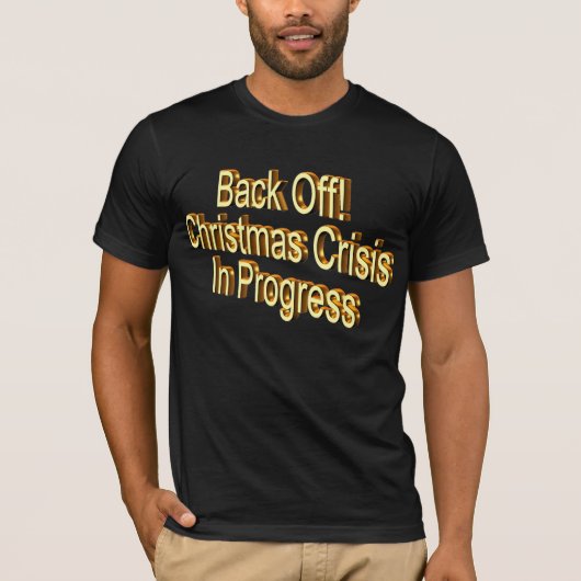 Weihnachtskrisen-T - Shirt (Vorderseite)