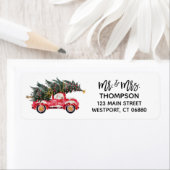 Weihnachtskritik Rücksendeadresse Red Truck (Insitu)