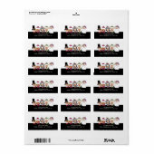 Weihnachtskritter Adresse Mailing Labels Adressaufkleber (Vorne)