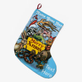 Weihnachtskritter Großer Weihnachtsstrumpf (Vorderansicht (hängend))