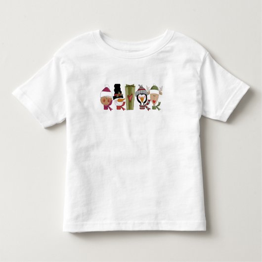 Weihnachtskritter Kinder T - Shirt (Vorderseite)