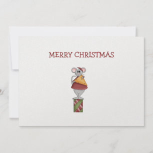 Weihnachtskritter ・ Maus Feiertagskarte