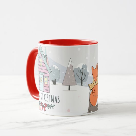 Weihnachtskritter Tasse (Vorderseite Links)
