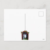Weihnachtskritter Zuhause für den Urlaub Postkarte (Rückseite)