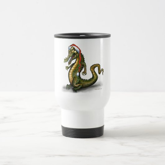 Weihnachtskrokodile Reisebecher (Mittel)