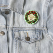 WEIHNACHTSKRONE MIT MISTELZWEIGEN UND STECHPALMENB BUTTON (Beispiel)