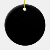 Weihnachtskrone-Ornament Keramik Ornament (Hinten)