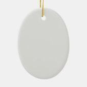 Weihnachtskrone-Ornament Keramik Ornament (Hinten)