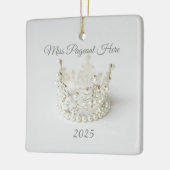 Weihnachtskrone-Ornament Keramikornament (Links)