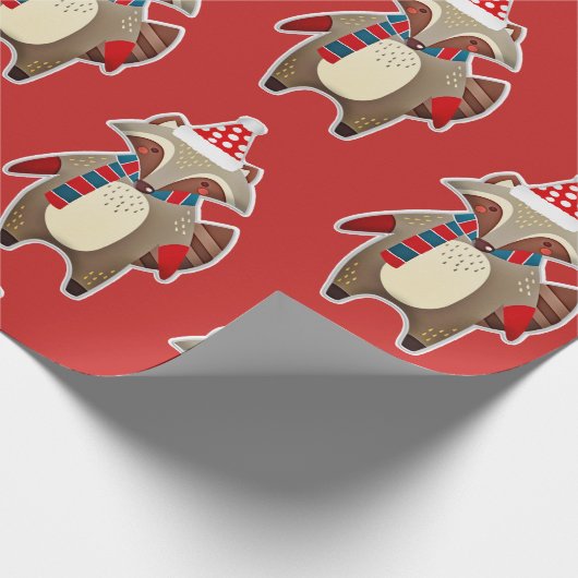 Weihnachtskronenpapier Geschenkpapier (Ecke)