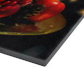 Weihnachtskronenschmuck Schneidebrett (Ecke)