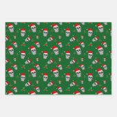 Weihnachtskronenwrapping Paper-Set Geschenkpapier Set (Vorderseite 2)