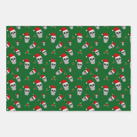 Weihnachtskronenwrapping Paper-Set Geschenkpapier Set (Vorderseite 2)