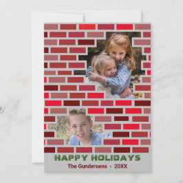 Weihnachtskronenziegel Feiertagskarte