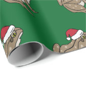 Weihnachtskröten-Packpapier Geschenkpapier (Rolleneckpunkt)