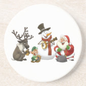 Weihnachtskrug-Band-Untersetzer Sandstein Untersetzer (Vorne)