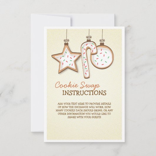 Weihnachtskrümelkarte (Vorderseite)