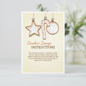 Weihnachtskrümelkarte (Stehend Vorderseite)