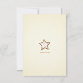 Weihnachtskrümelkarte (Rückseite)