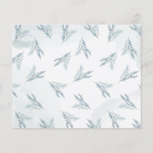 Weihnachtskrümelkarte (Rückseite)