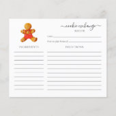 Weihnachtskrümelkarte (Vorderseite)