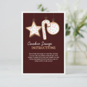 Weihnachtskrümelkarte Einladung (Stehend Vorderseite)