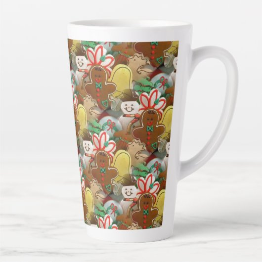 Weihnachtskrümelmuster Milchtasse (Rechts)
