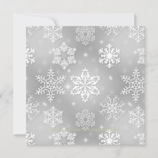 Weihnachtskrümelparty Einladung (Rückseite)