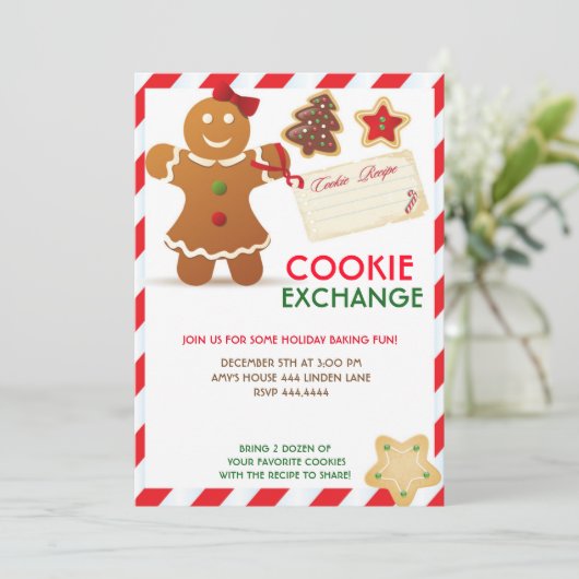 Weihnachtskrümelverkehr Einladung (Stehend Vorderseite)