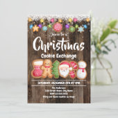 Weihnachtskrümelverkehr Einladung (Stehend Vorderseite)