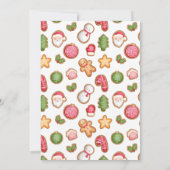 Weihnachtskrümelverkehr Einladung (Rückseite)