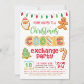 Weihnachtskrümelverkehr Party Einladung - Weiß (Vorderseite)