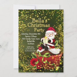 Weihnachtskrümelverkehr Weihnachtsfeiertage Party  Einladung