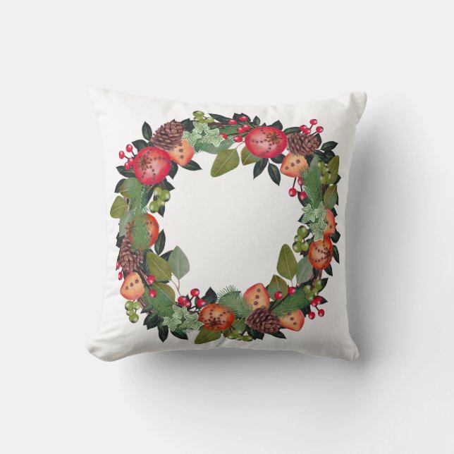 Weihnachtskrumpf Kissen (Vorderseite)