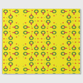 Weihnachtskrustenpunkte Geschenkpapier (Flach)