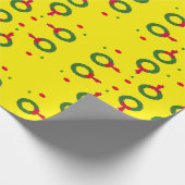 Weihnachtskrustenpunkte Geschenkpapier (Ecke)