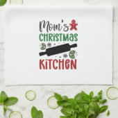 Weihnachtsküche der Mama Geschirrtuch (Gefaltet)