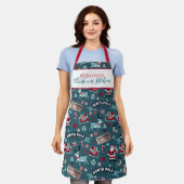 Weihnachtsküche - Feierliche Feiertage Kochen Schürze (Getragen)