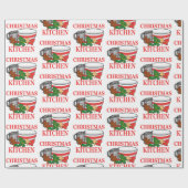 Weihnachtsküche Geschenkpapier (Flach)
