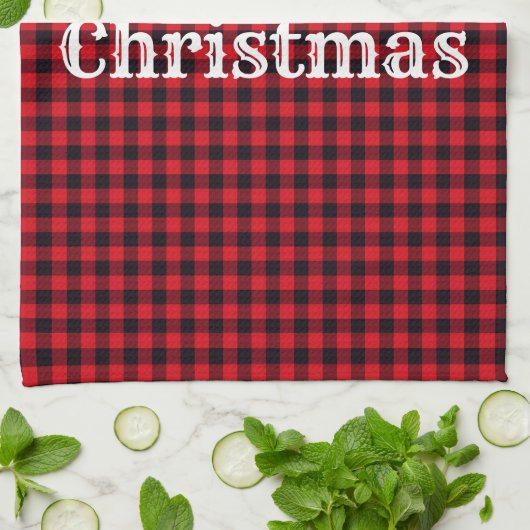 Weihnachtsküche Handtuch (Gefaltet)
